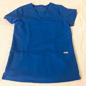 FIGS Casma Scrub Top Royal Blue